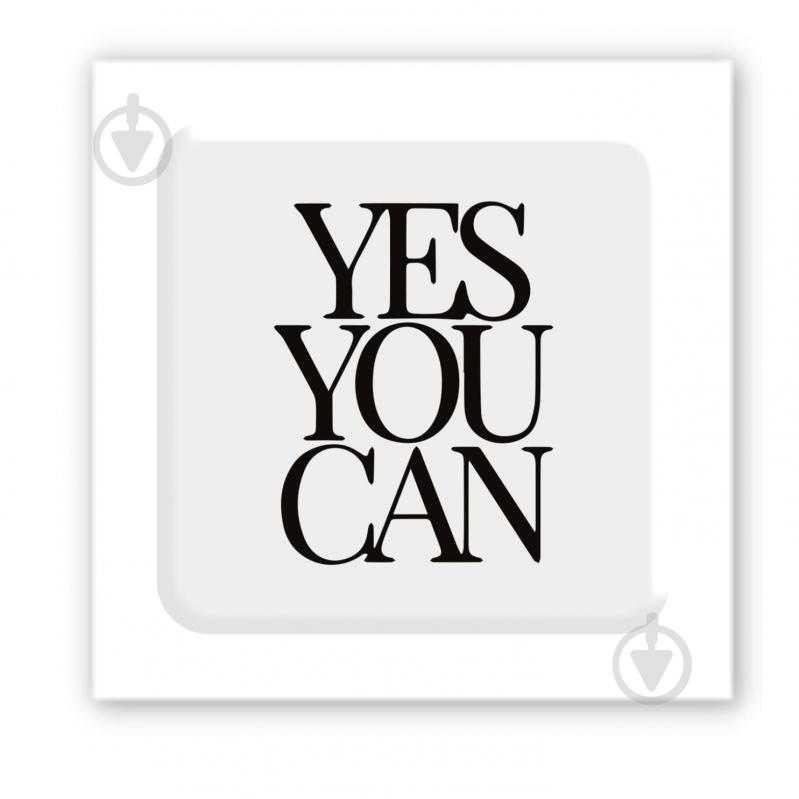 Стикер 3D Tattooshka "Yes you can" - фото 1 Стикер 3D Tattooshka "Yes you can" - фото 1