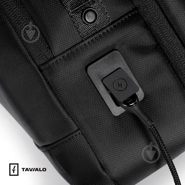 Рюкзак Tavialo Smart TB20-2 чорный, 20л - фото 4