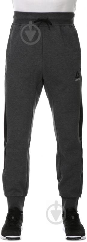 Брюки Reebok WOR C Graphic Trackpant BK4731 р. S серый - фото 1