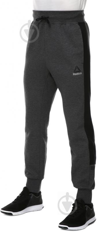 Брюки Reebok WOR C Graphic Trackpant BK4731 р. S серый - фото 2