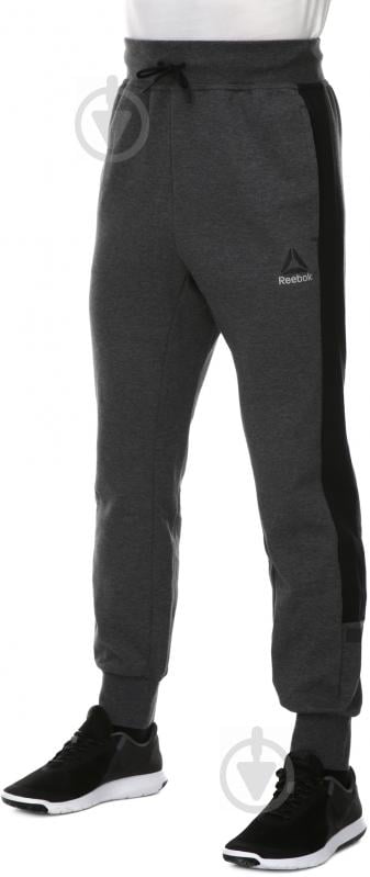 Брюки Reebok WOR C Graphic Trackpant BK4731 р. M серый - фото 2