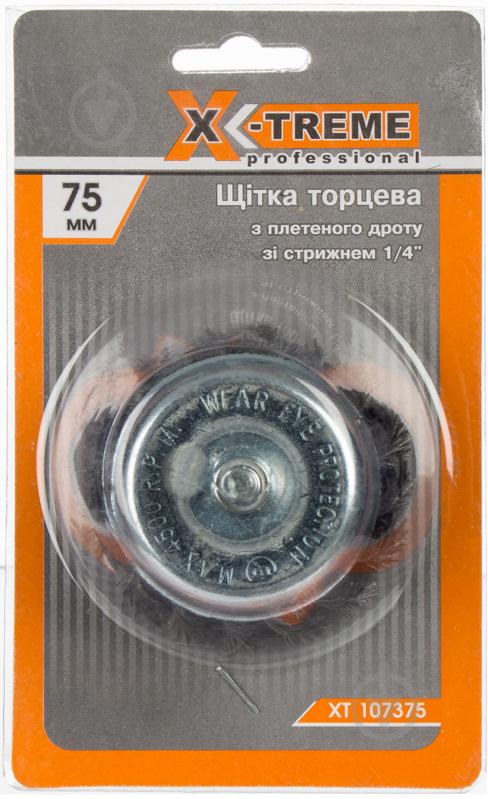 Щітка торцева 75 мм  X-Treme XT-107375 - фото 3