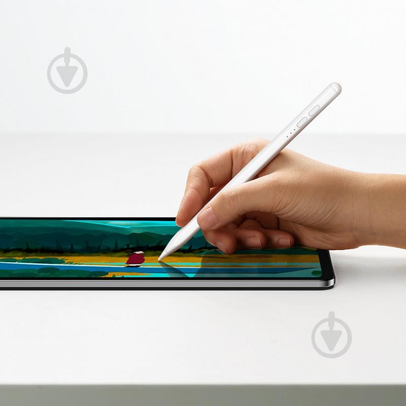 Стилус BASEUS Smooth Writing with LED Indicators + Active tip + Cable Type-C 3A 0.3 м White (SXBC000202) - фото 8 Стилус BASEUS Smooth Writing with LED Indicators + Active tip + Cable Type-C 3A 0.3 м White (SXBC000202) - фото 8