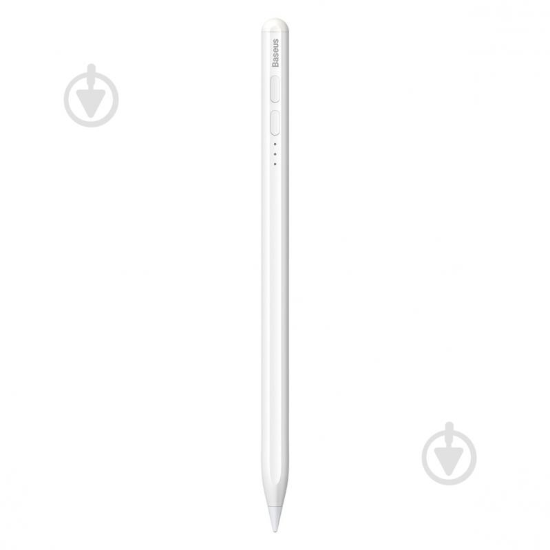 Стилус BASEUS Smooth Writing with LED Indicators + Active tip + Cable Type-C 3A 0.3 м White (SXBC000202) - фото 2 Стилус BASEUS Smooth Writing with LED Indicators + Active tip + Cable Type-C 3A 0.3 м White (SXBC000202) - фото 2