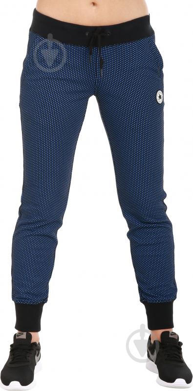 Штани Converse Dot Chuck Patch Pant 10004266-001 р. S синій - фото 1