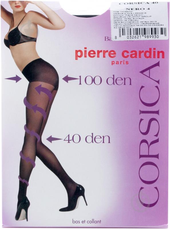 Колготки Pierre Cardin CORSICA 40 den NERO 4 черный - фото 1