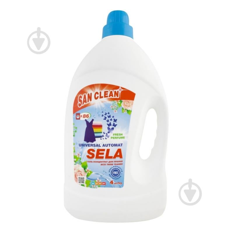 Гель для машинной и ручной стирки SAN CLEAN UNIVERSAL 4 л - фото 1 Гель для машинной и ручной стирки SAN CLEAN UNIVERSAL 4 л - фото 1