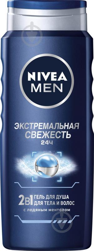 Гель-шампунь Nivea MEN Екстримальна свіжість 500 мл - фото 1