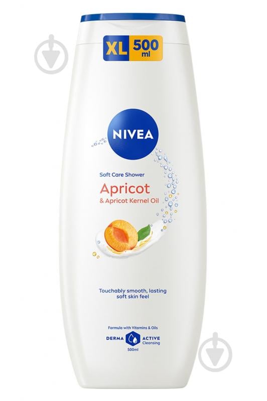 Гель для душа Nivea Крем и абрикос 500 мл - фото 1 Гель для душа Nivea Крем и абрикос 500 мл - фото 1