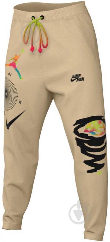 Брюки Nike Jordan Flight MVP Men's Statement Graphic Fleece DQ8015-252 р. XL бежевый - фото 8