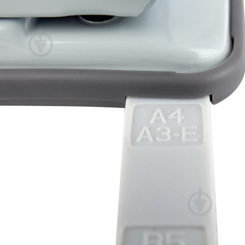 Дырокол Welle-2 с пластиковым верхом 20 листов черный Axent - фото 4