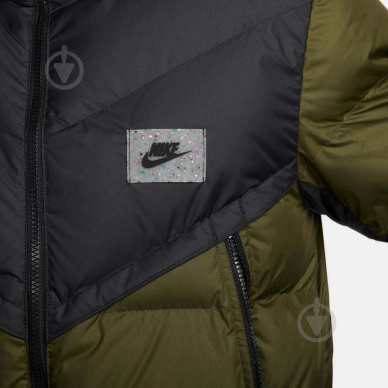 Куртка мужская Nike SF WR PL-FLD SPU JKT DX2040-011 р.L черно-зеленая - фото 4