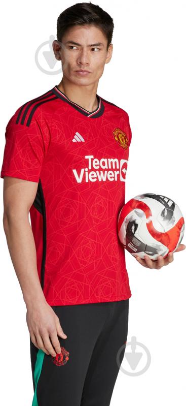 Футболка Adidas MUFC H JSY IP1726 р.M красный - фото 3