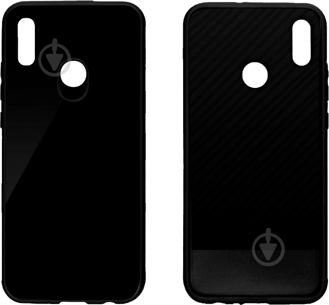 Чохол захисний Intaleo (Real Glass) black поліуретановий для Huawei Y6 2019 - фото 2