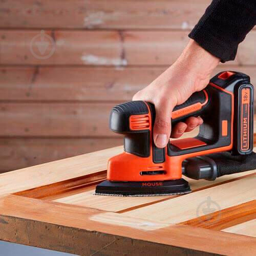 Вибрационная шлифмашина Black+Decker аккумуляторная BDCDS18 - фото 2