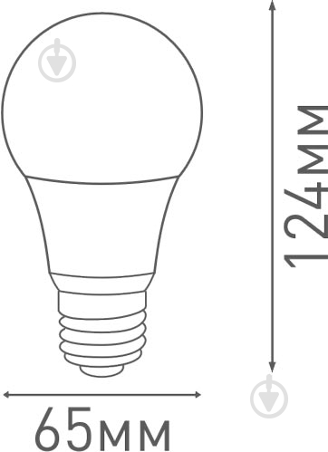 Лампа светодиодная Maxus 3 шт./уп. 3-LED-563-01 12 Вт A65 матовая E27 220 В 3000 К - фото 3