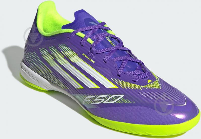 Футзальная обувь Adidas F50 LEAGUE IN JH7719 р.44 2/3 фиолетовый - фото 3
