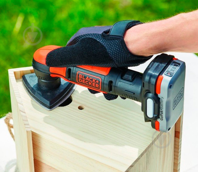 Вібраційна шліфмашина Black+Decker BDCDS12N - фото 5