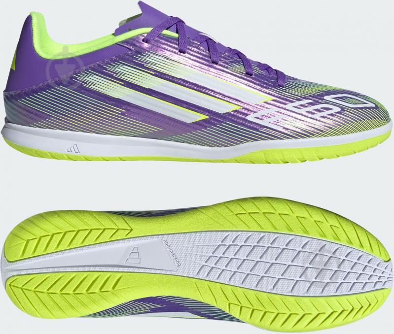 Футзальне взуття Adidas F50 CLUB IN JI0023 р.44 2/3 фіолетовий - фото 6 Футзальне взуття Adidas F50 CLUB IN JI0023 р.44 2/3 фіолетовий - фото 6