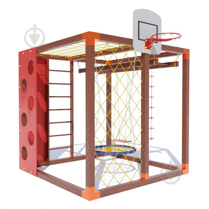 Гимнастический комплекс BruStyle Куб DIO-671 - фото 1 Гимнастический комплекс BruStyle Куб DIO-671 - фото 1