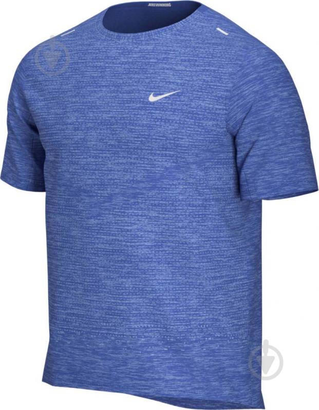 Футболка Nike DF RISE 365 SS CZ9184-482 р.XL голубой - фото 5