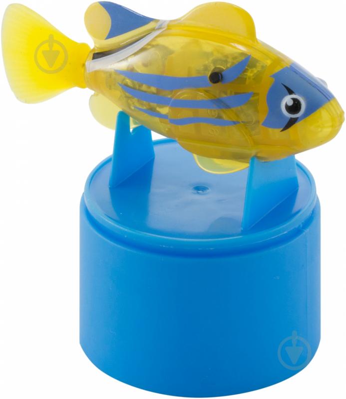 Рыбка Robofish RoboFish LED Лимонно-желтая Интерактивная 2541-4 - фото 4 Рыбка Robofish RoboFish LED Лимонно-желтая Интерактивная 2541-4 - фото 4