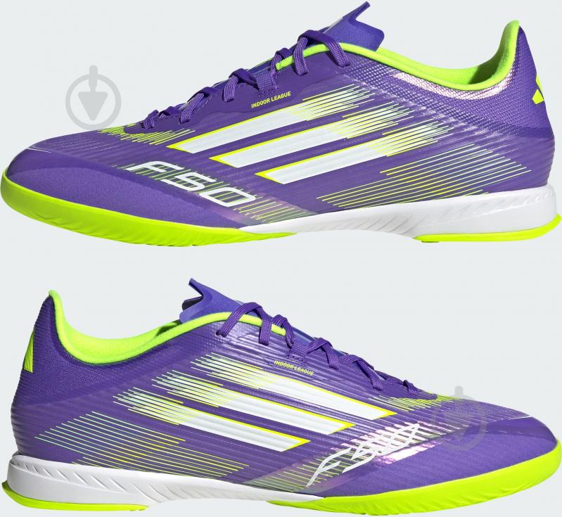 Футзальная обувь Adidas F50 LEAGUE IN JH7719 р.45 1/3 фиолетовый - фото 5