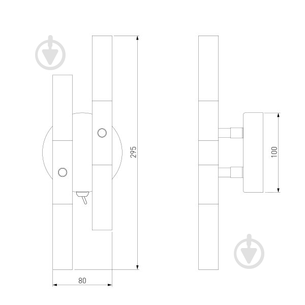 Бра Strotskis Bastone 4x3 Вт G4 хром 551/4 - фото 5
