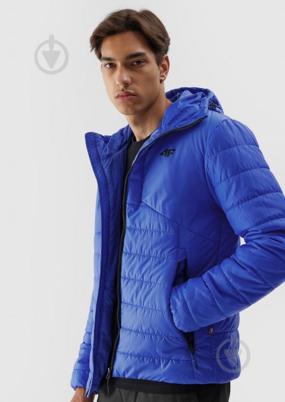 Пуховик мужской 4F DOWN JACKET M245 4FAW23TDJAM245-36S р.2XL синий - фото 4