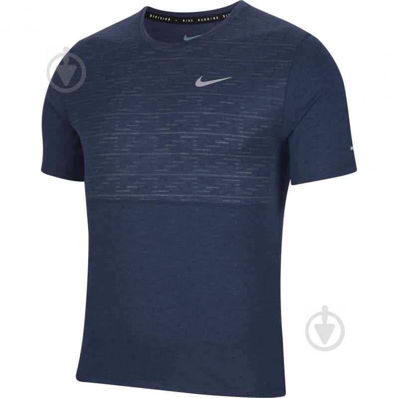 Футболка Nike M NK DF RUN DVN BRNOT MILER SS DD4594-437 р.L сірий - фото 1