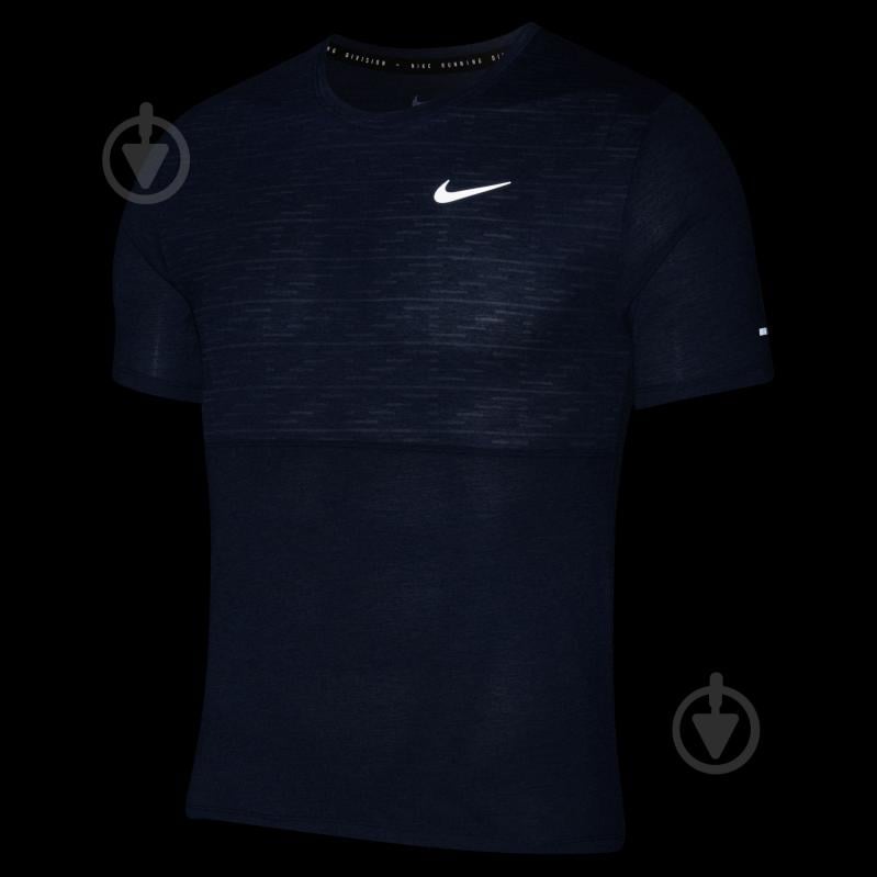 Футболка Nike M NK DF RUN DVN BRNOT MILER SS DD4594-437 р.L сірий - фото 2