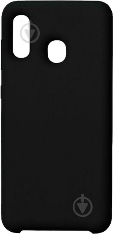 Чехол защитный Intaleo (Velvet) для Samsung A30 black силиконовый - фото 1