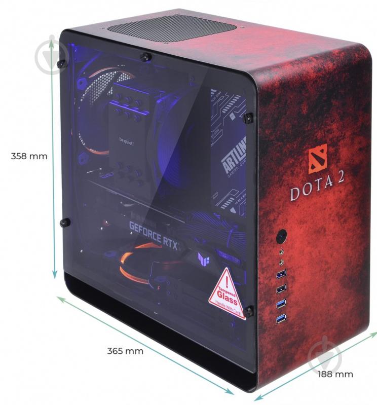 Компьютер Artline Overlord DRAGON (DRAGONv38DR) black/red - фото 6