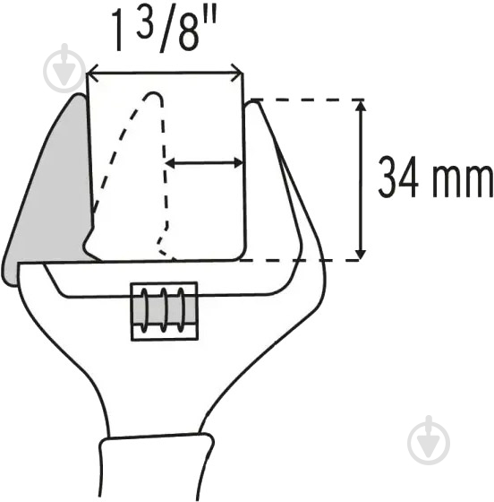 Ключ розвідний кований Comfort 150 мм Truper PET-6XA - фото 3