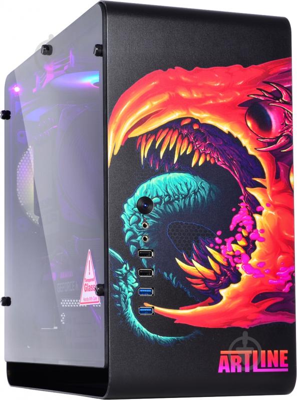 Компьютер Artline Overlord DRAGON (DRAGONv39CH) black/red - фото 1