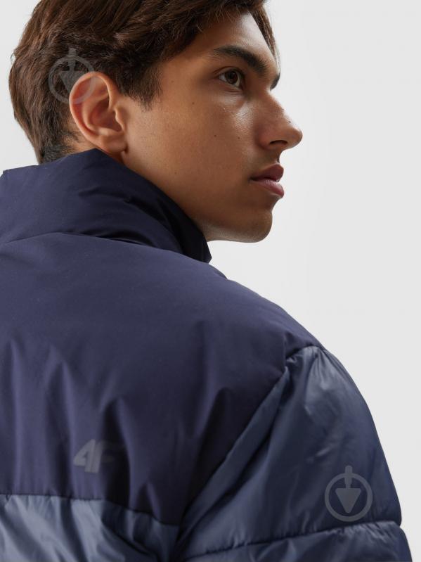 Пуховик мужской 4F DOWN JACKET M348 4FWAW23TDJAM348-32S р.S синий - фото 1 Пуховик мужской 4F DOWN JACKET M348 4FWAW23TDJAM348-32S р.S синий - фото 1