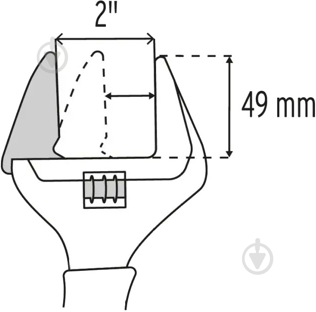 Ключ разводной кованый Comfort 250 мм Truper PET-10XA - фото 3