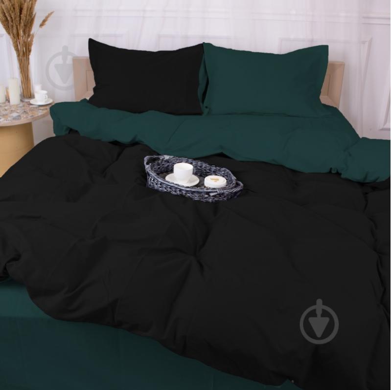 Наволочка поплин Poplin Line 091+099 Ferdinand 50x70 см черный/зеленый MirSon - фото 2