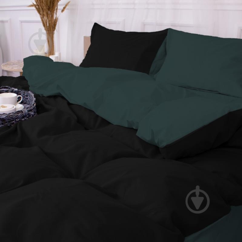 Наволочка поплин Poplin Line 091+099 Ferdinand 50x70 см черный/зеленый MirSon - фото 4