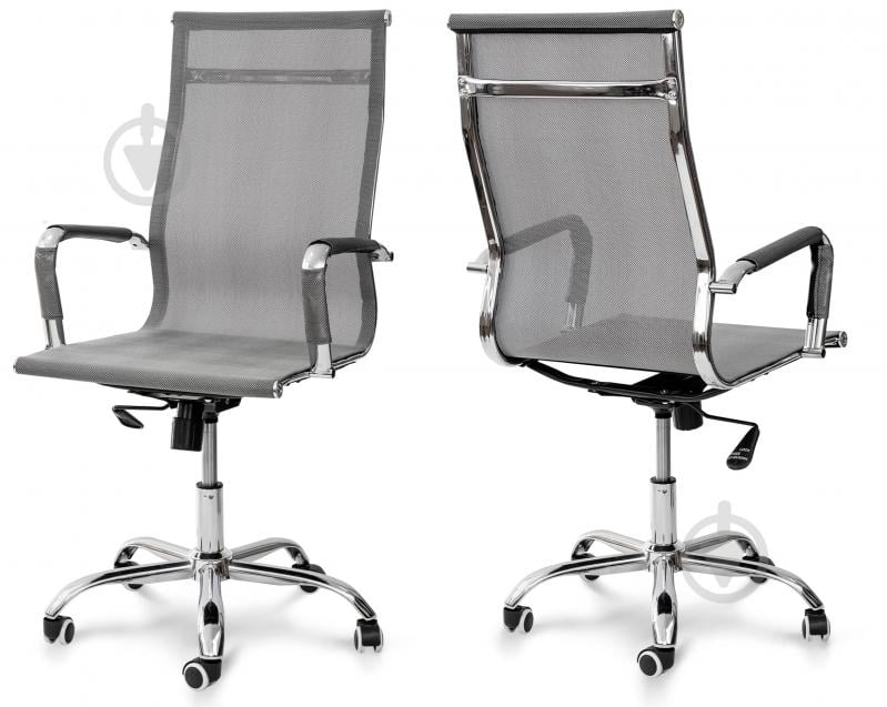 Кресло Нетворк сетка серый - фото 1 Кресло Нетворк сетка серый - фото 1