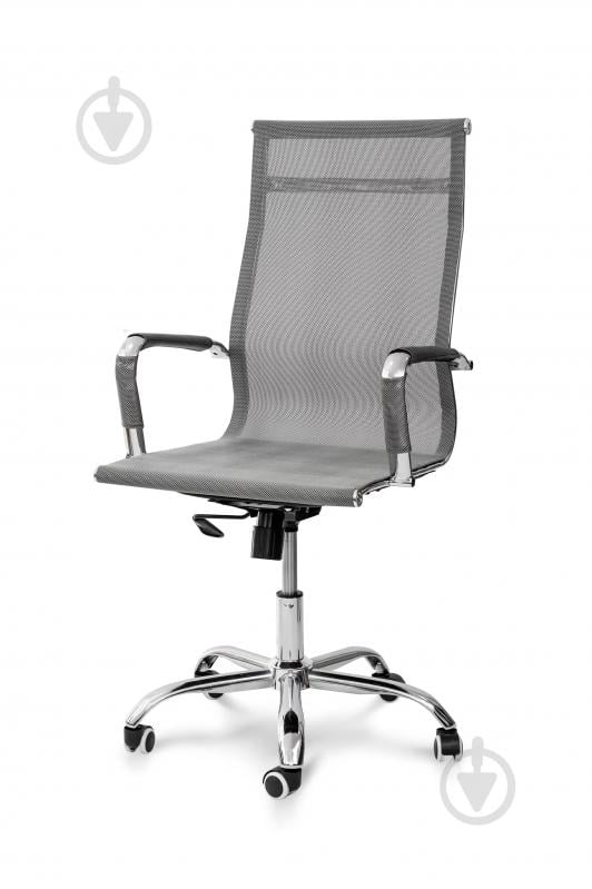 Кресло Нетворк сетка серый - фото 3 Кресло Нетворк сетка серый - фото 3