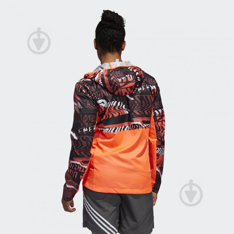 Ветровка Adidas OWN THE RUN JKT FL6988 р.XXL оранжевая - фото 5