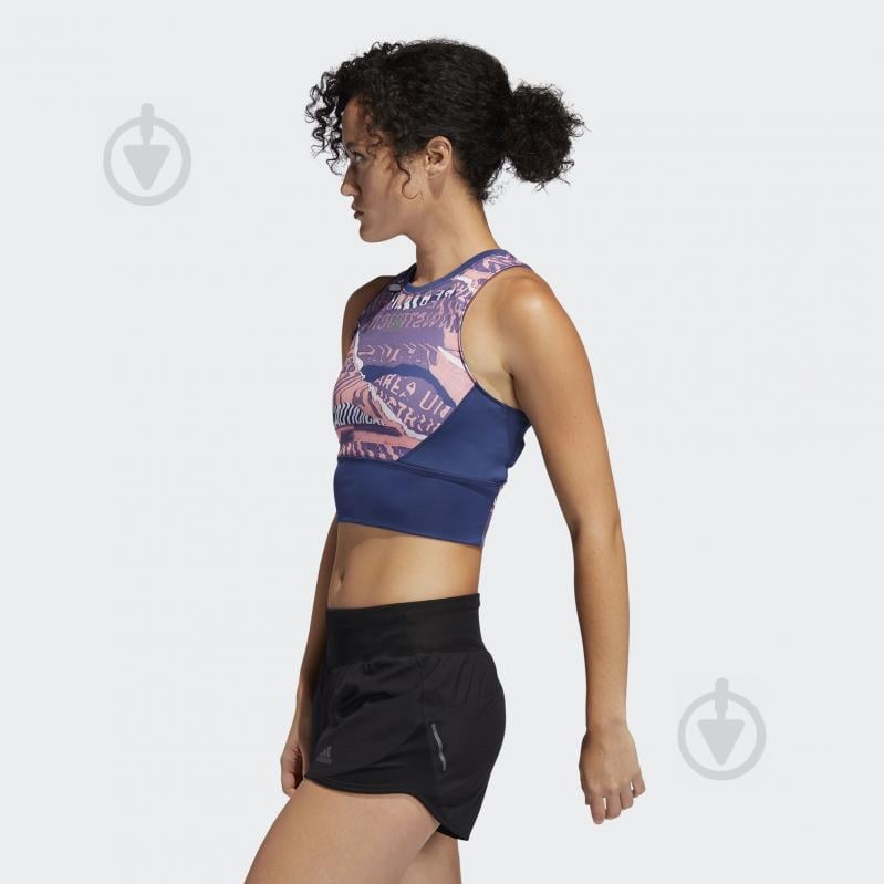 Бра Adidas OTR CROP TOP FL7252 р.S серый - фото 4