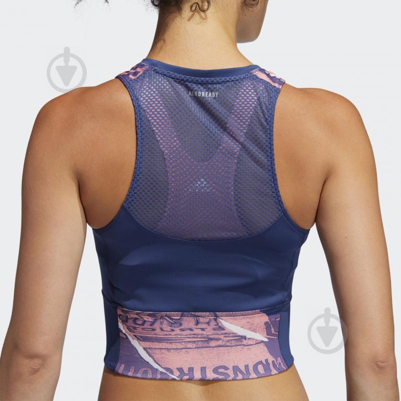 Бра Adidas OTR CROP TOP FL7252 р.S серый - фото 9