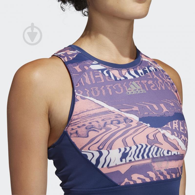 Бра Adidas OTR CROP TOP FL7252 р.L серый - фото 7