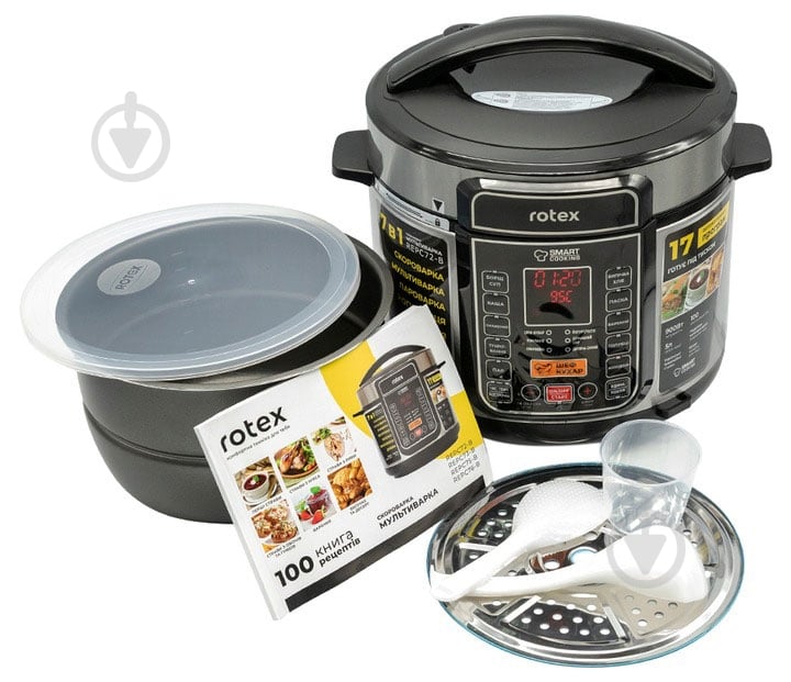 Мультиварка-скороварка Rotex REPC72-B - фото 4