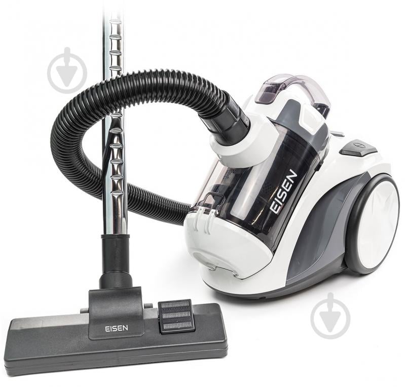 Пылесос Eisen EVC-390W ECO Cyclone white/grey - фото 1