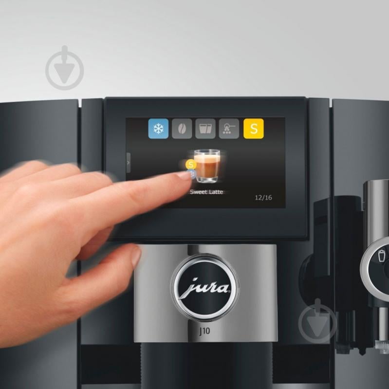 Кофемашина Jura J10 Piano Black EA (15562) - фото 11 Кофемашина Jura J10 Piano Black EA (15562) - фото 11