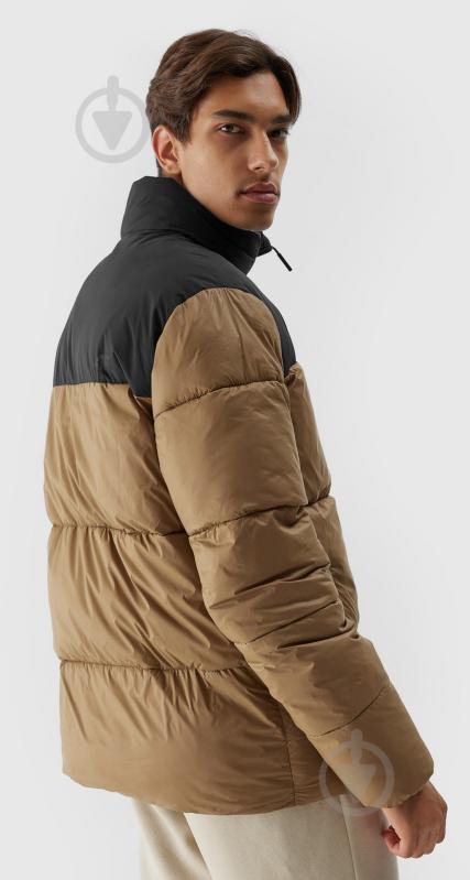 Пуховик мужской 4F DOWN JACKET M348 4FWAW23TDJAM348-82S р.S желтый - фото 6