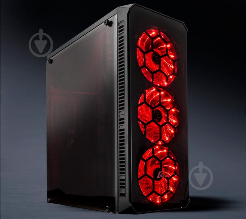 Корпус Frime Fusion-U3-315RLF-WP Red LED - фото 8